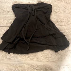 Black wild fable tube top